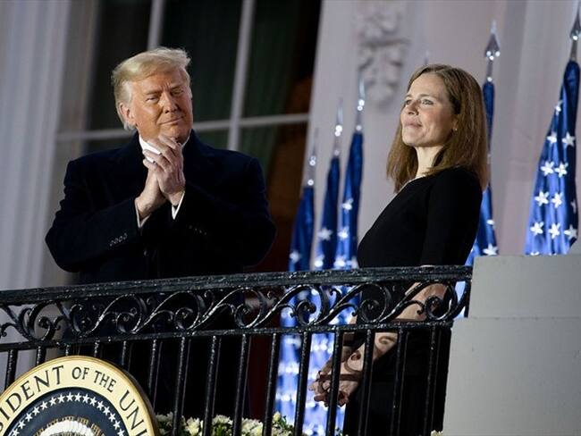 Haré mi trabajo sin miedo ni favores: Amy Coney Barrett. Foto: Getty Images