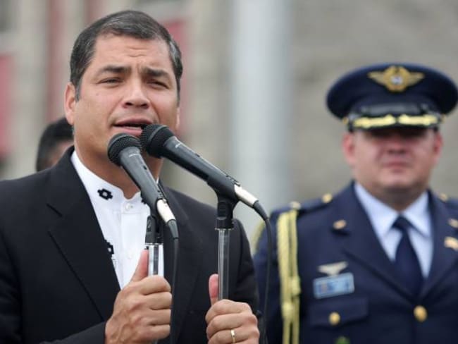 Expresidente de Ecuador, Rafael Correa. Foto: Colprensa.