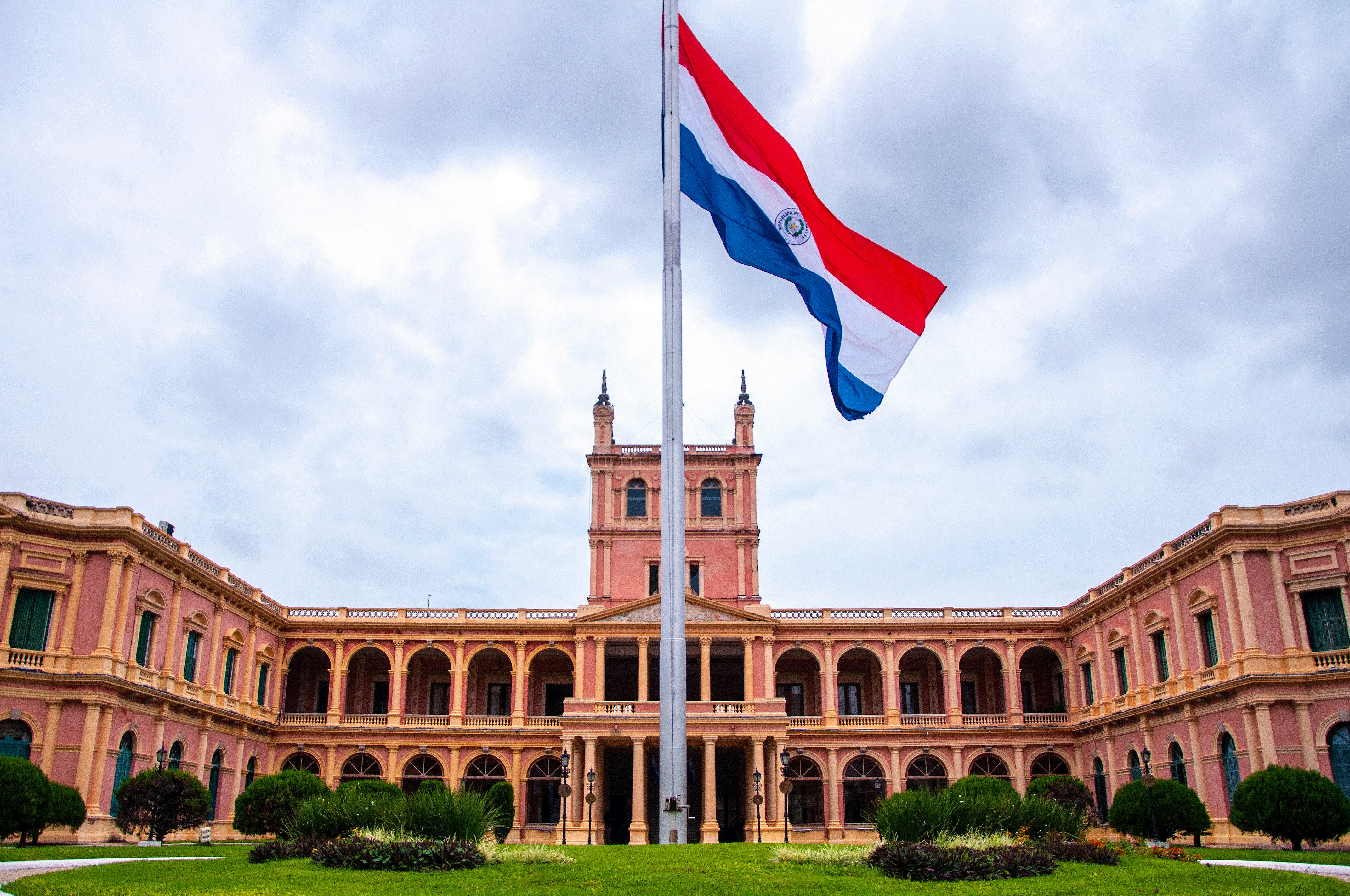 El palacio presidencial en Paraguay. Foto: Javier Ghersi/Getty Images
