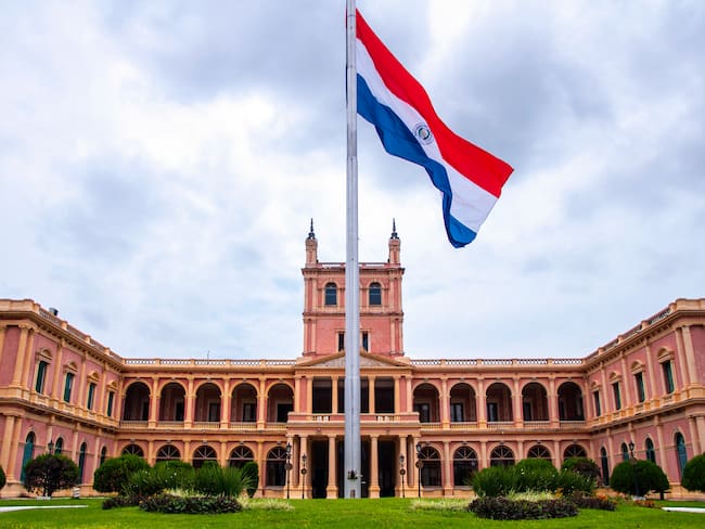 El palacio presidencial en Paraguay. Foto: Javier Ghersi/Getty Images