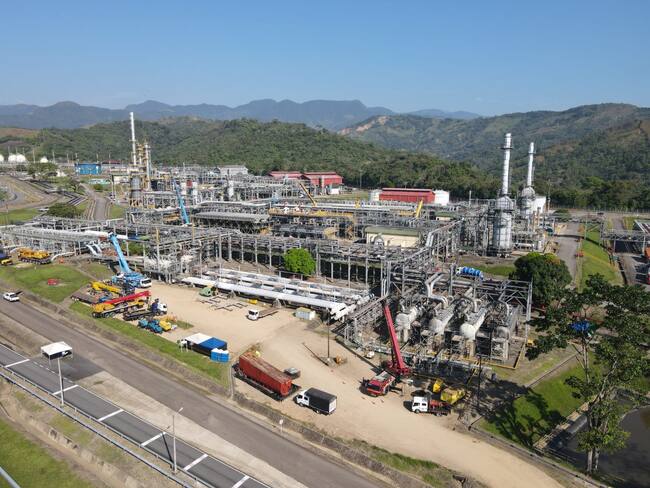 Planta de gas Cupiagua. Foto: Ecopetrol.