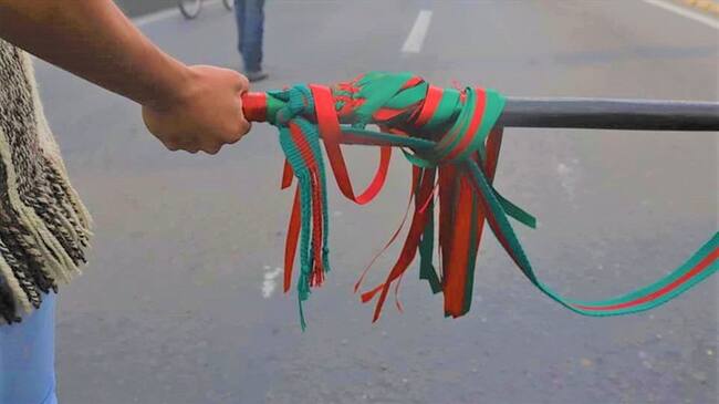 Por ahora, la carretera internacional sigue cerrada y este lunes se realizará una asamblea en Tunía . Foto: Cric