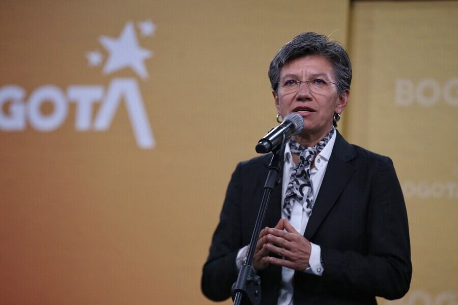 Alcaldesa de Bogotá Claudia López pide al Gobierno eliminar el uso de tapabocas en colegios. Foto: Colprensa.