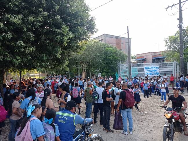 Colegio en la Gabarra, en Tibú. Foto: cortesía.