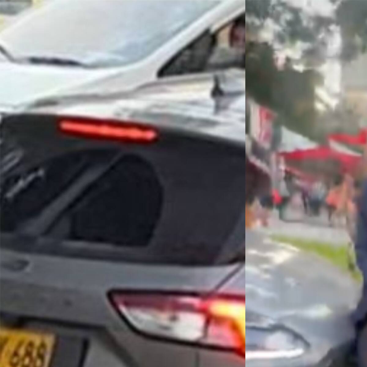 Video: Conductor huyó tras atropellar a ciclista que le reclamó en Bogotá