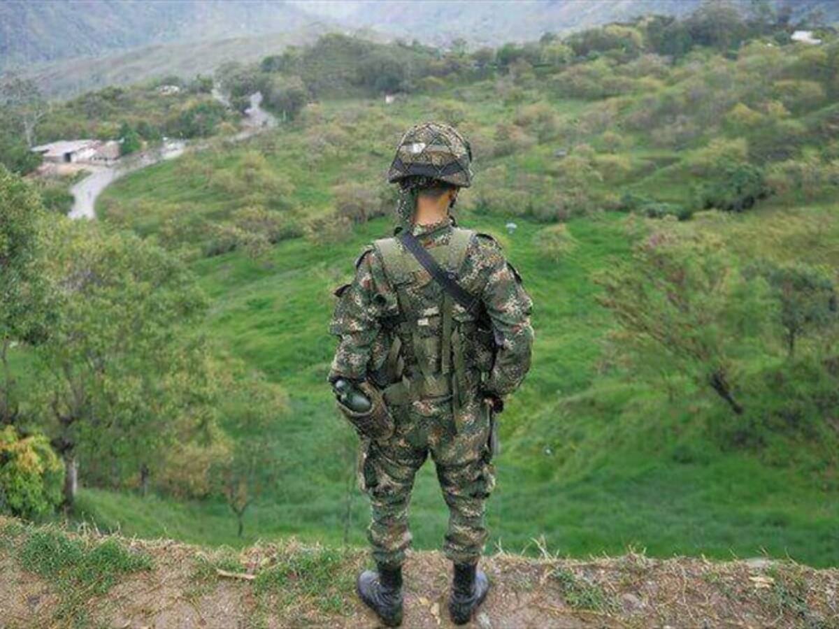 Francotirador asesinó un cabo del Ejército en zona del Catatumbo