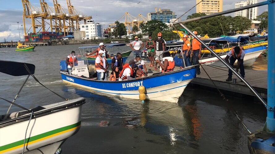En las últimas horas algunos de los pacientes fueron dados de alta de acuerdo a su evolución de salud. Foto: Cortesía Armada Nacional