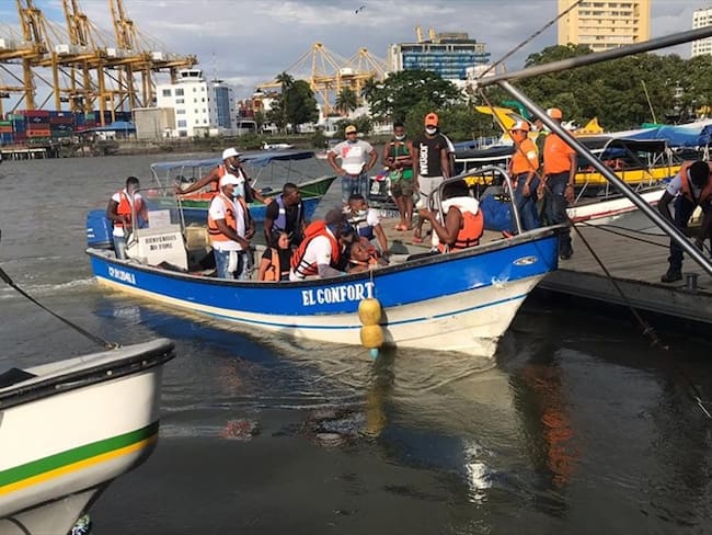 En las últimas horas algunos de los pacientes fueron dados de alta de acuerdo a su evolución de salud. Foto: Cortesía Armada Nacional