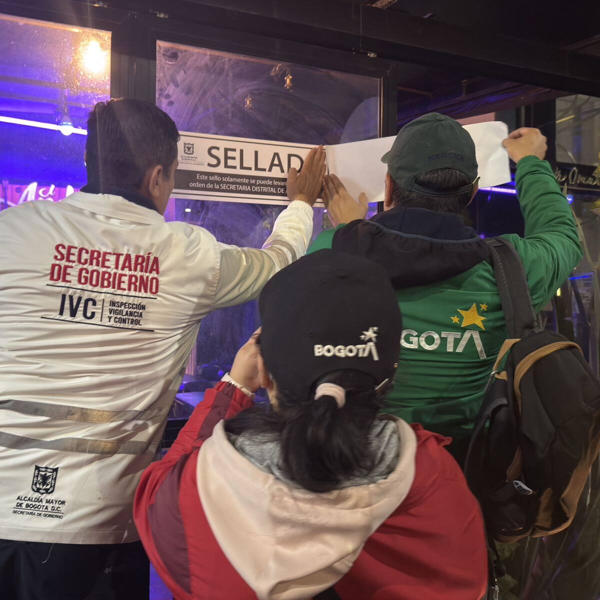 Sellan establecimientos en Zona T de Bogotá en operativos de control al ruido