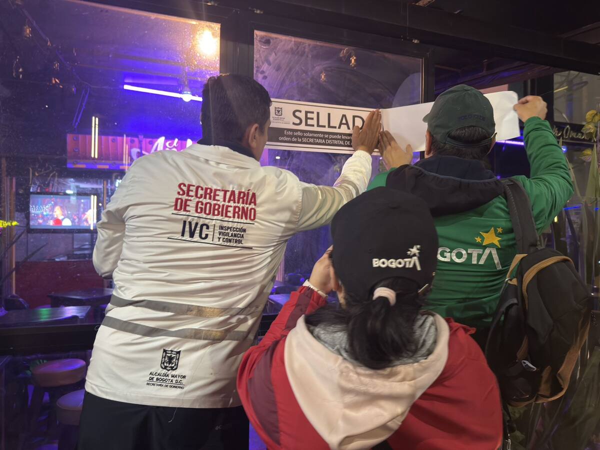 Sellan establecimientos en Zona T de Bogotá en operativos de control al ruido