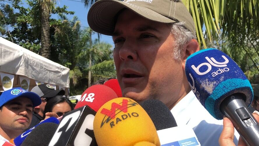 “Maduro fue quien rompió relaciones con Colombia. Aída debe ser deportada”: Duque. Foto: Redacción W Radio