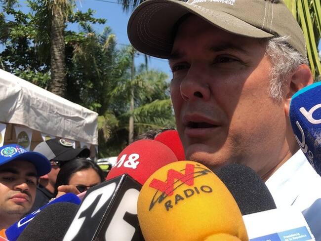 “Maduro fue quien rompió relaciones con Colombia. Aída debe ser deportada”: Duque. Foto: Redacción W Radio