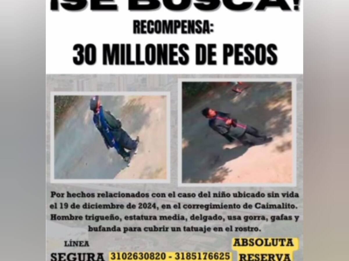 Muestran primeras imágenes del presunto responsable de la muerte del niño Diego Valencia