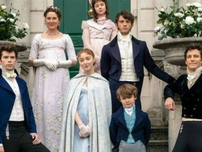 El detrás de cámaras de la serie de Netflix Bridgerton. Foto: Netflix