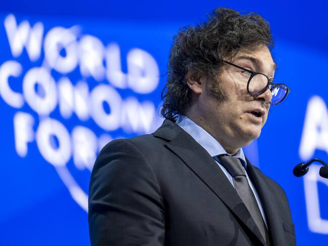 Javier Milei. (Suiza) EFE/EPA/GIAN EHRENZELLER