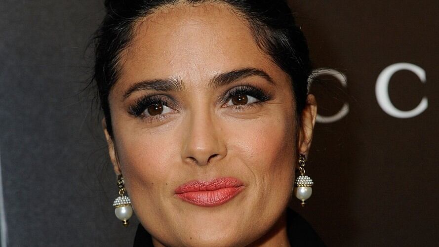 Salma Hayek celebró victoria de Biden. Foto: Getty