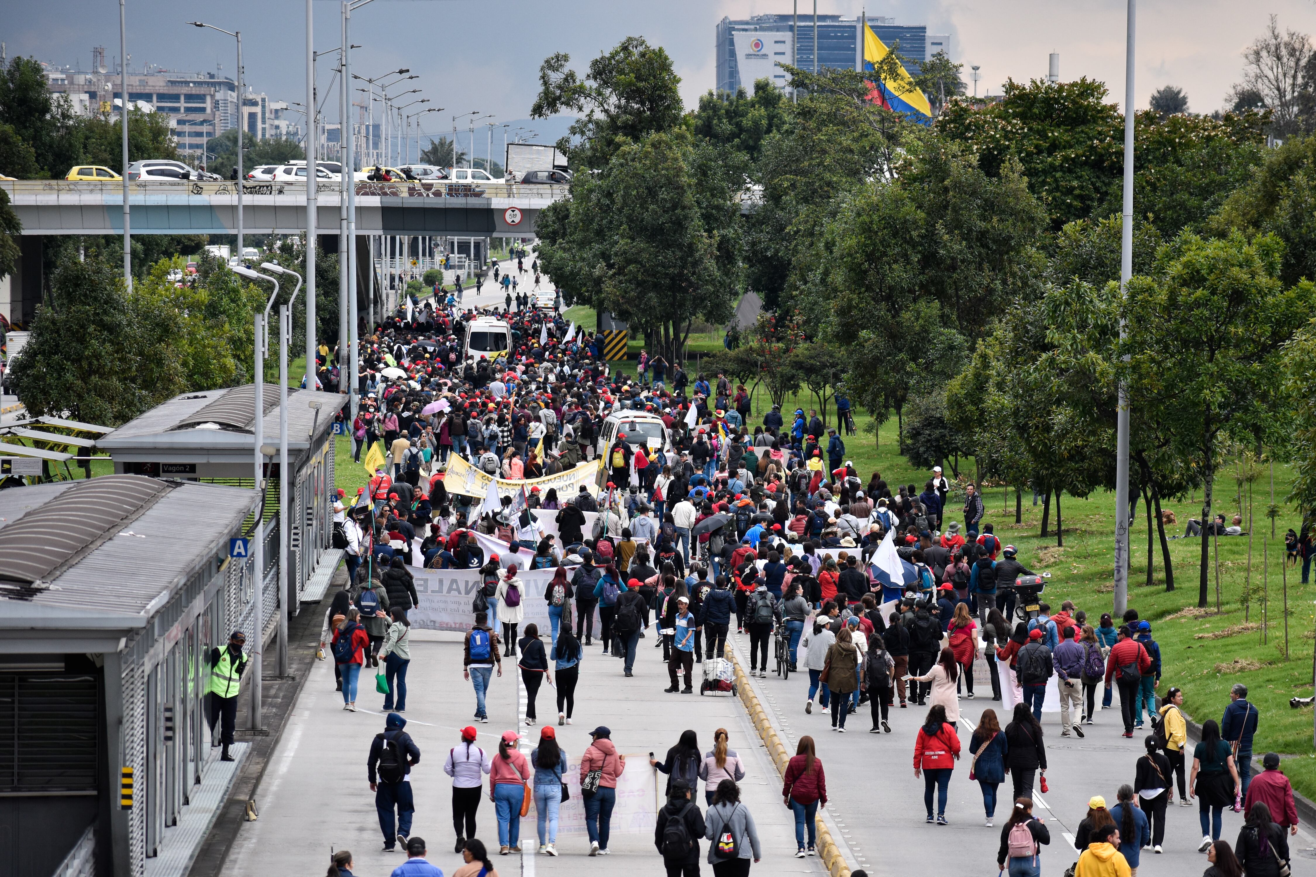 Imagen de referencia, marchas en Bogotá | Foto: GettyImages