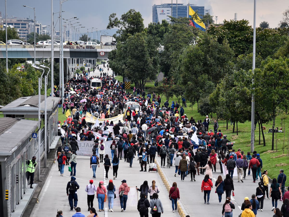 🔴EN VIVO Marchas HOY en Bogotá: minuto a minuto de las manifestaciones
