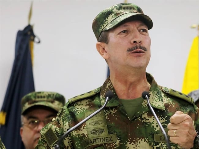 El comandante del Ejército colombiano, Nicacio Martínez Espinel. Foto: El País