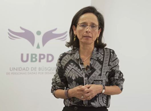 Saliente directora de la Unidad de Búsqueda de Personas Dadas por Desaparecidas (UBPD), Luz Marina Monzón Cifuentes. Foto: Colprensa.