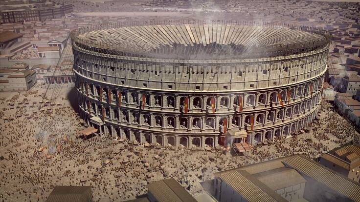 Colosseum, la serie que relata el ascenso y la caída del Imperio romano