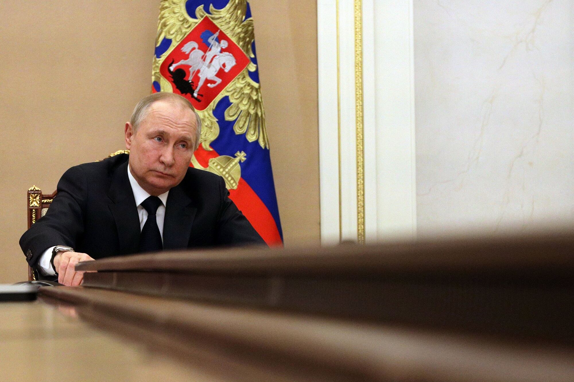 Presidente de Rusia, Vladimir Putin (Photo by MIKHAIL KLIMENTYEV/SPUTNIK/AFP via Getty Images)