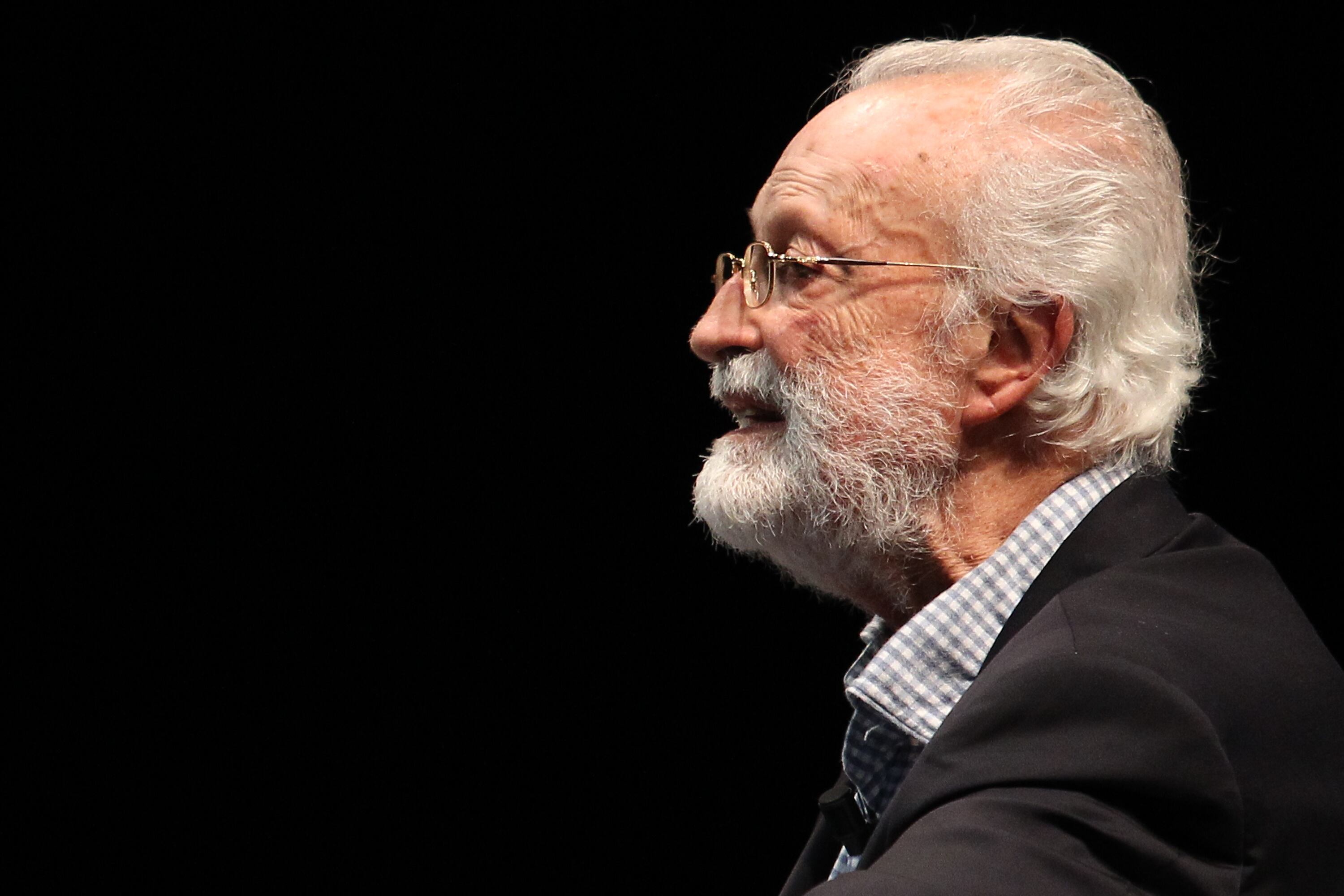 El periodista italiano Eugenio Scalfari, durante el debate "La Repubblica delle Idee", realizado en Naples, el 8 de junio de 2014. (Photo by Marco Cantile/LightRocket via Getty Images)