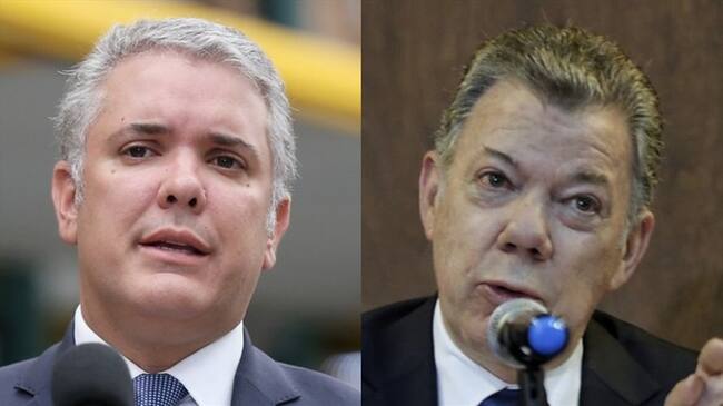 "Haber puesto la paz como un concepto electoral no le hizo bien al país": Iván Duque sobre Juan Manuel Santos. Foto: Colprensa