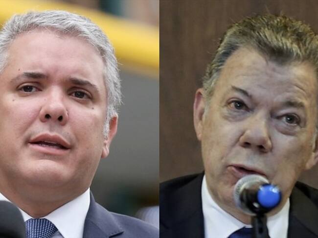 "Haber puesto la paz como un concepto electoral no le hizo bien al país": Iván Duque sobre Juan Manuel Santos. Foto: Colprensa