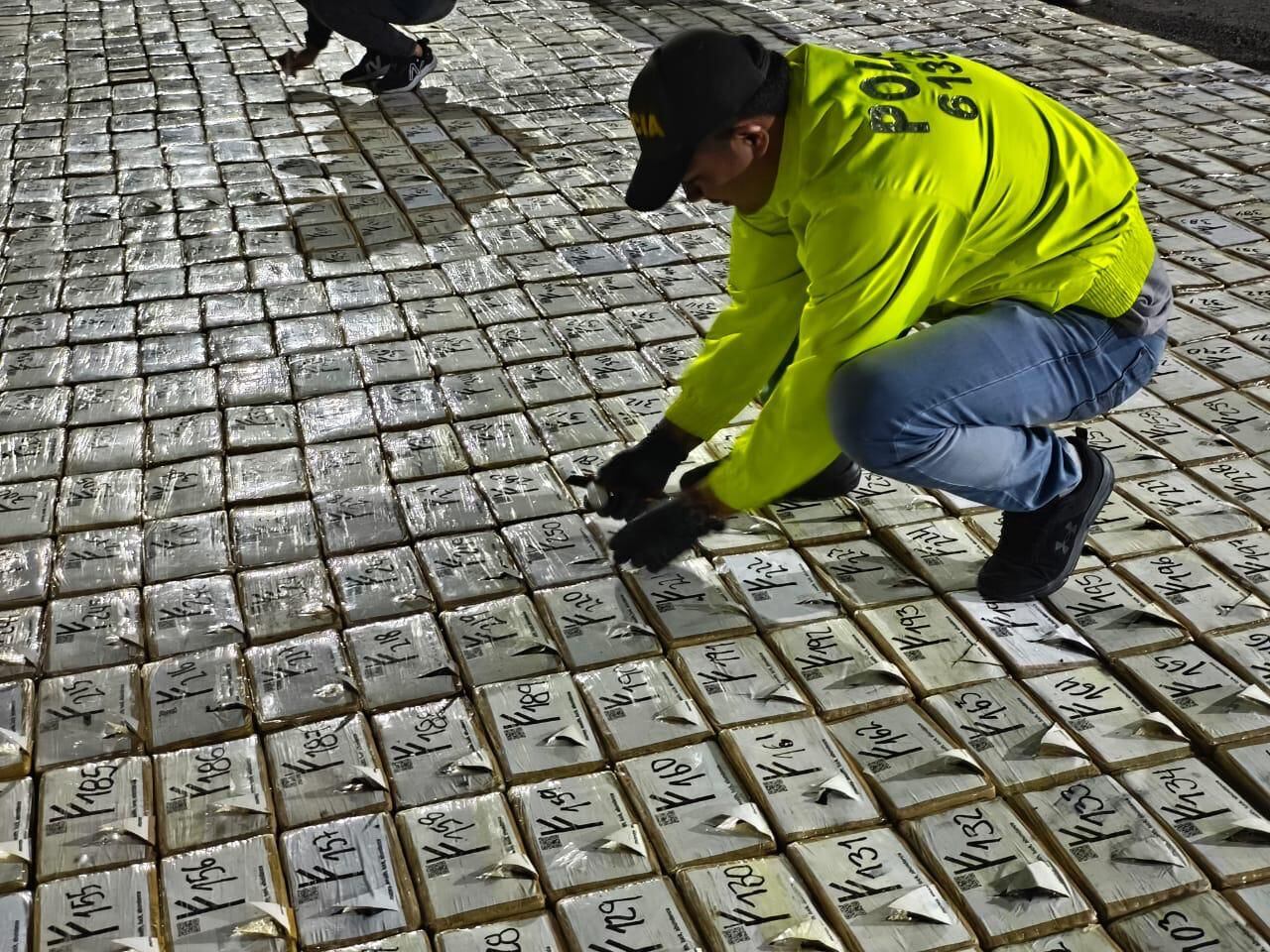 Incautación de clorhidrato de cocaína en Pereira