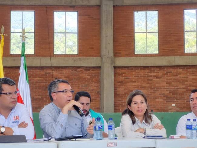 Mesa de concertación en San Luis de Gaceno / Cortesía: Ministerio de Transporte