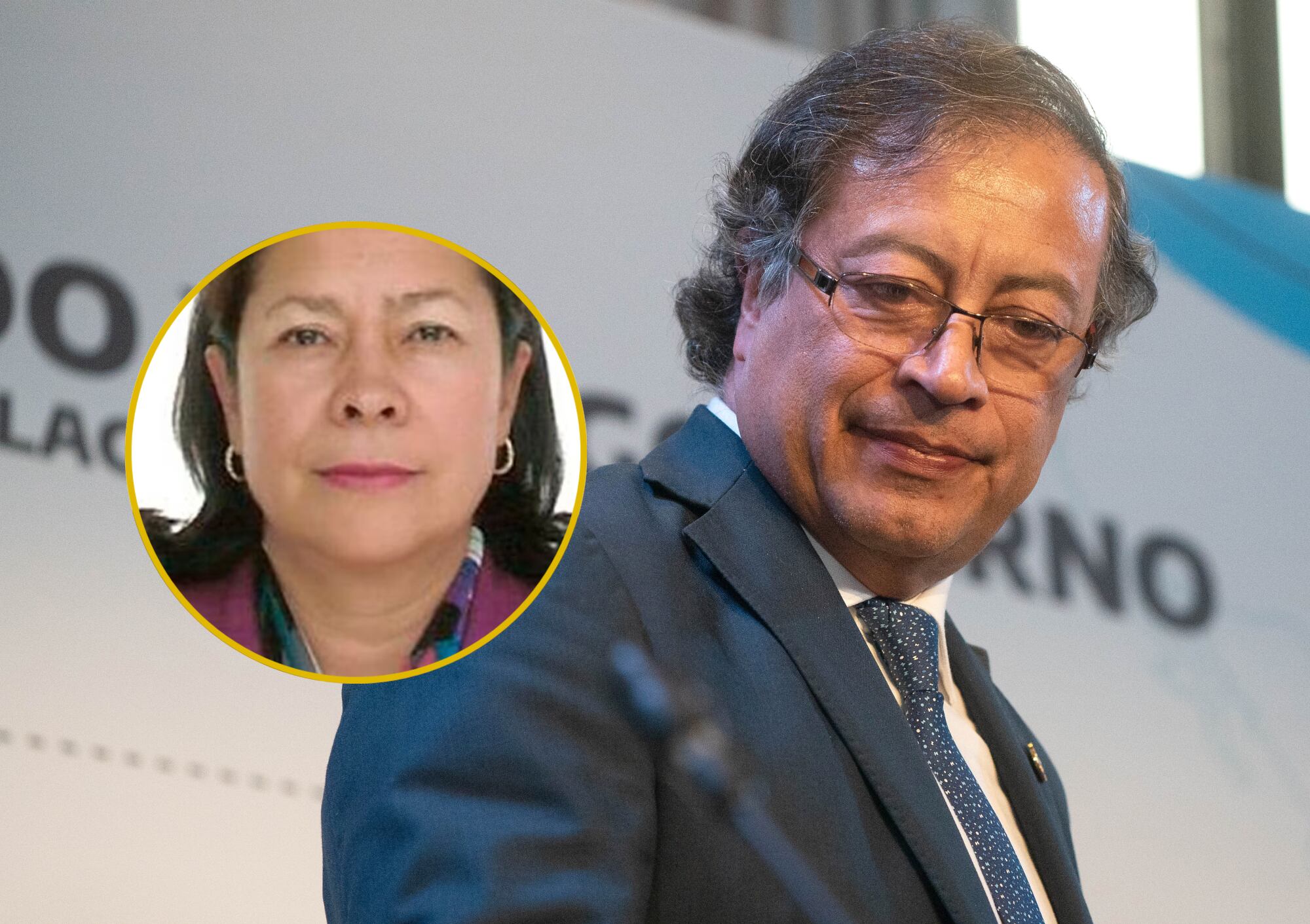 Gustavo Petro y Amparo Cerón | Foto: Colprensa