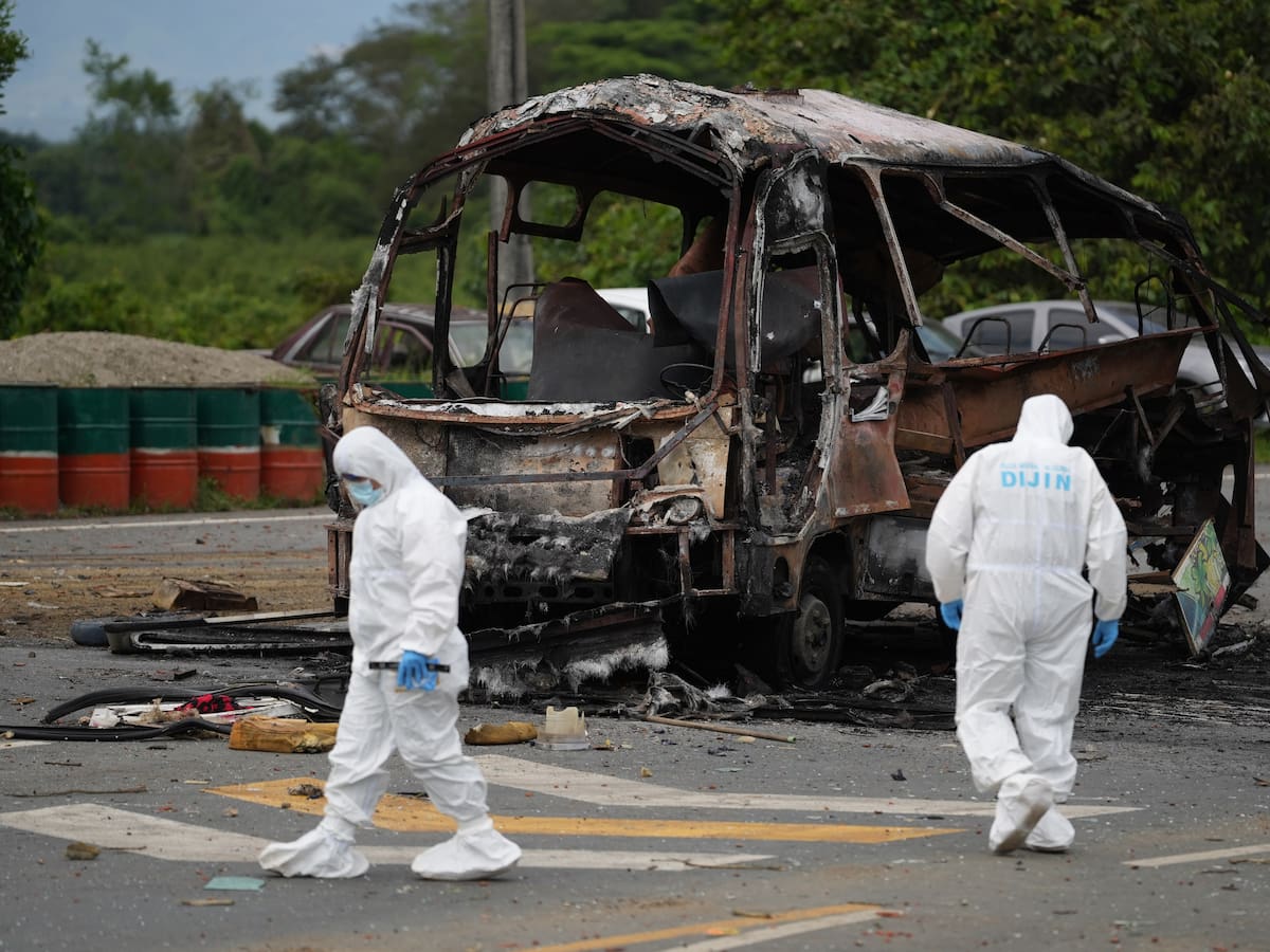 Fiscalía investiga a disidencias de las Farc por ola terrorista en Cauca y Valle del Cauca