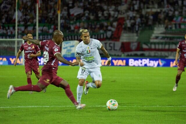 Once Caldas vs. Tolima. 21 de noviembre de 2024. Foto: Colprensa.