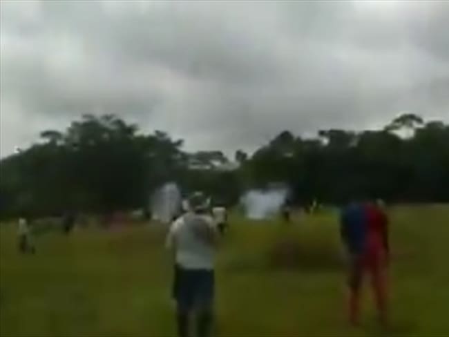 Disturbios dejan a un campesino herido en el sur de Córdoba.Foto:referencia.