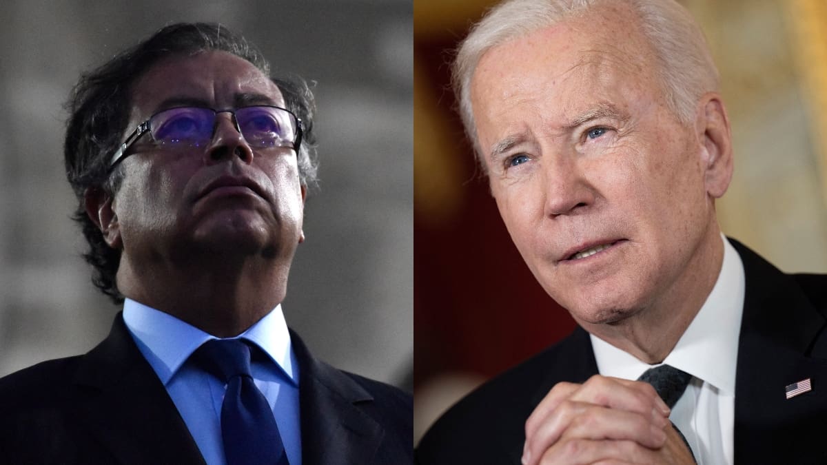 Gustavo Petro llegó tarde al esperado encuentro con Joe Biden