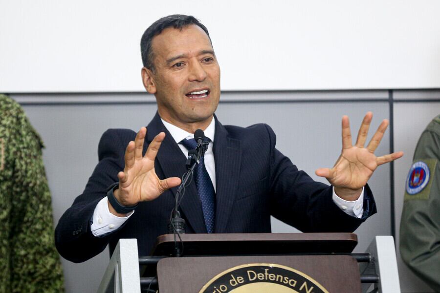 Ministro de Defensa, Pedro Sánchez. Foto: Colprensa - Lina Gasca