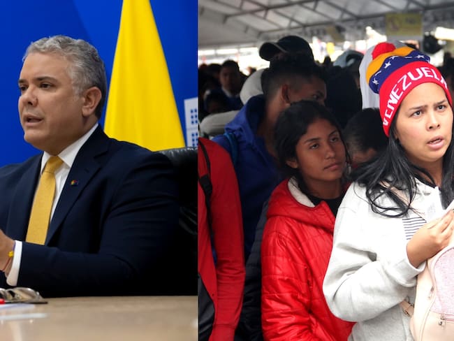 Presidente Duque confirma colaboración entre Colombia y EE.UU. para deportar migrantes venezolanos