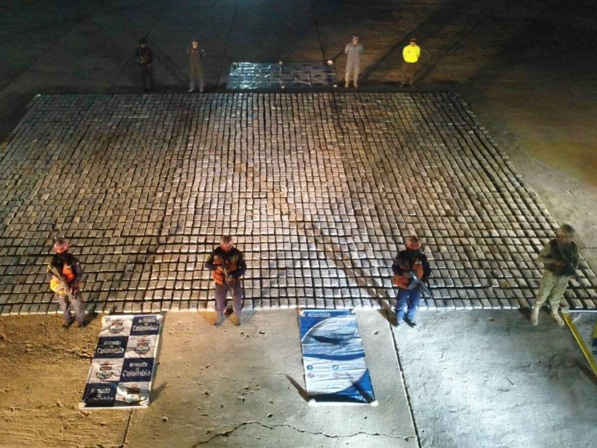 Incautan más de tres toneladas de cocaína en la Alta Guajira