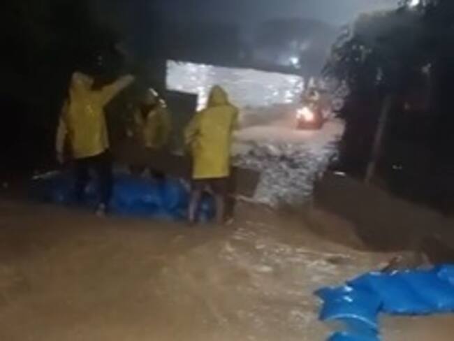 Inundaciones en la vereda El Pórtico de Cúcuta. / Foto: Cortesía comunidad.