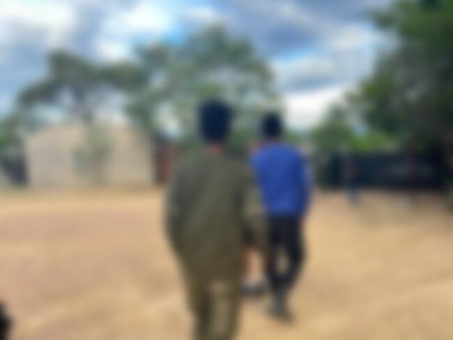 Ejército Nacional recupera dos menores que estaban en las filas de las Disidencias de las FARC. / Foto: Ejército Nacional.