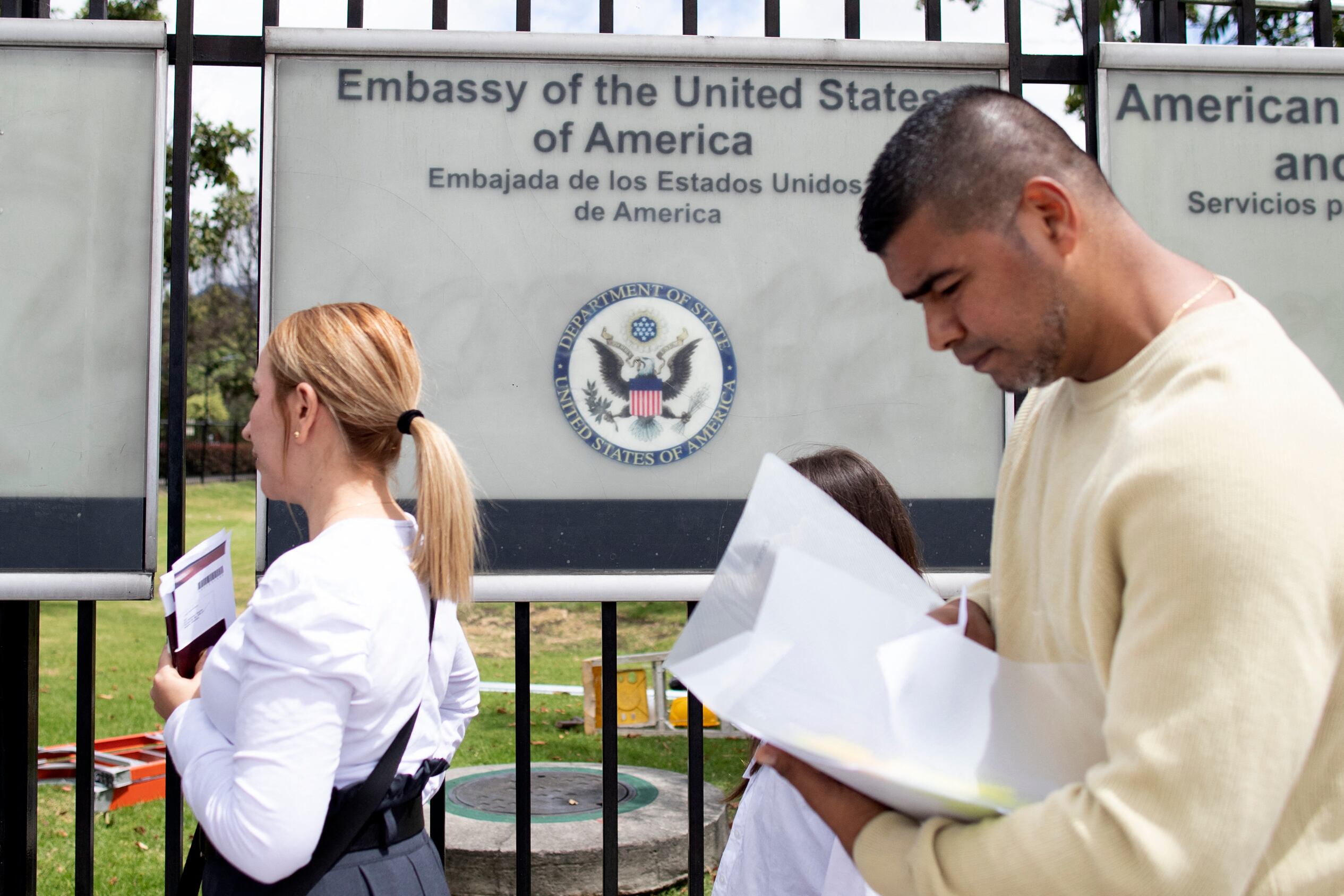 Embajada de Estados Unidos en Colombia. FOTO: ALEJANDRO MARTINEZ/AFP via Getty Images