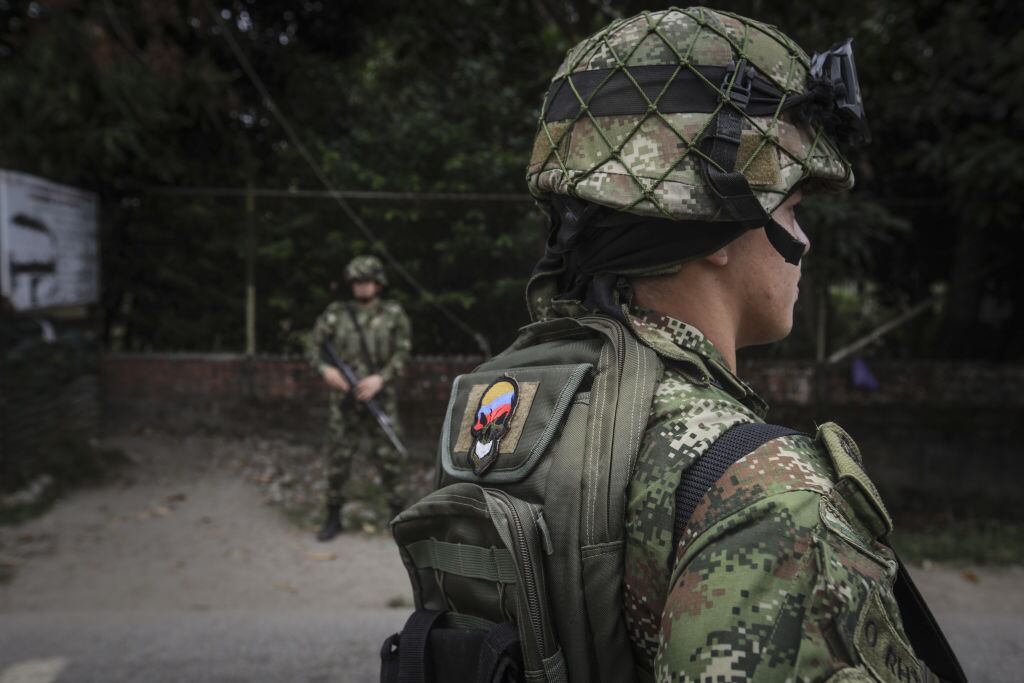 Soldados colombianos, imagen de referencia. Getty Images.