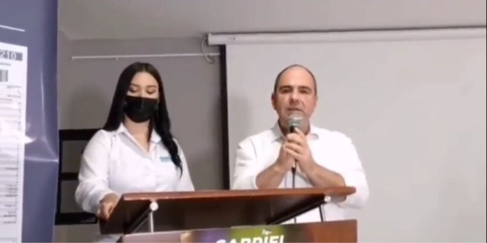 Evento de campaña de Gabriel Vallejo Chujfi. Crédito: Captura de video.