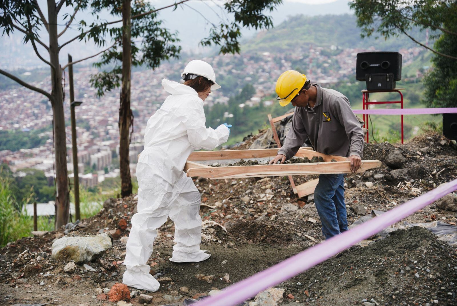 Escombrera Medellín. Foto: Cortesía Alcaldía de Medellín.