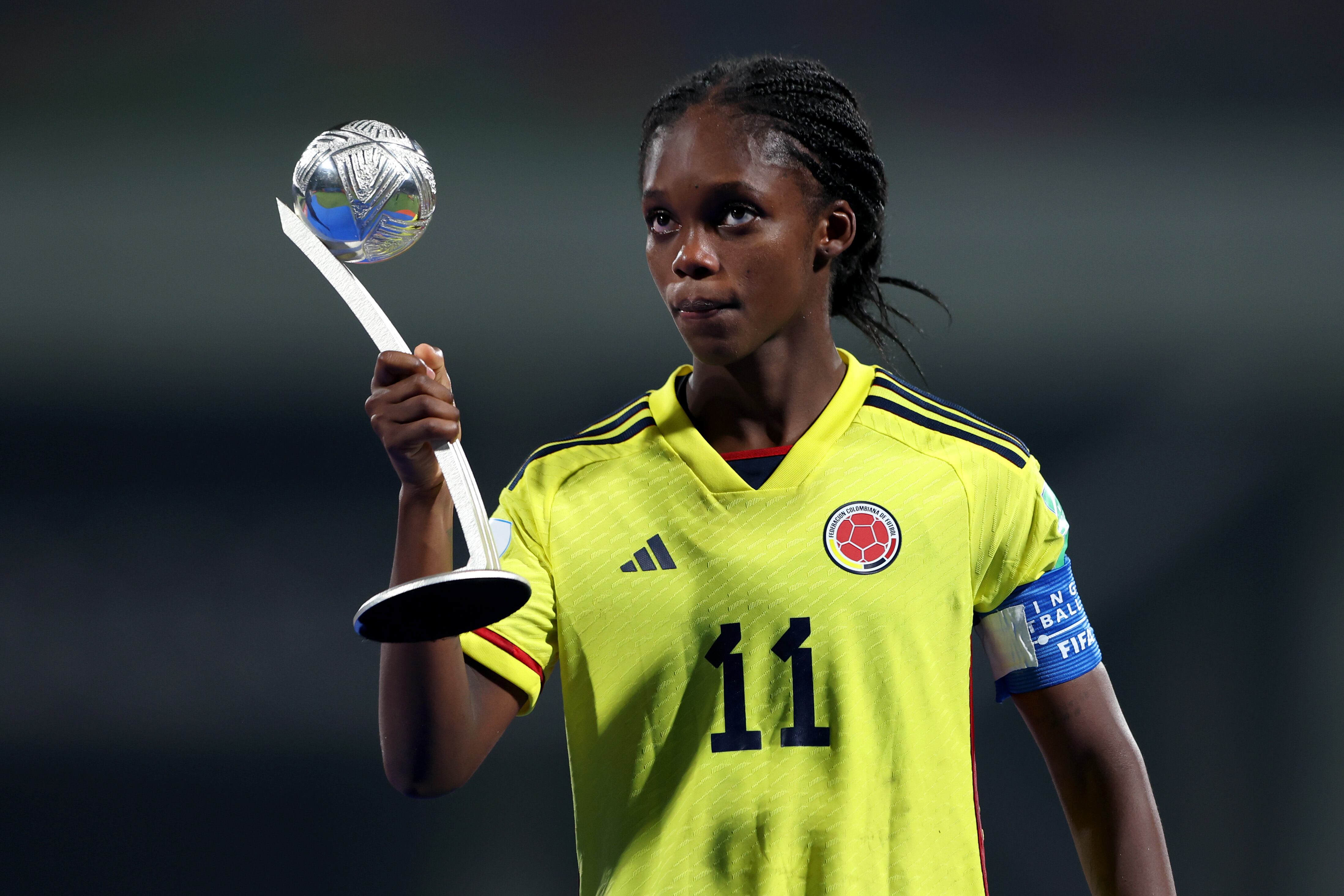 Linda Caicedo. (Photo by Matthew Lewis - FIFA/FIFA via Getty Images)