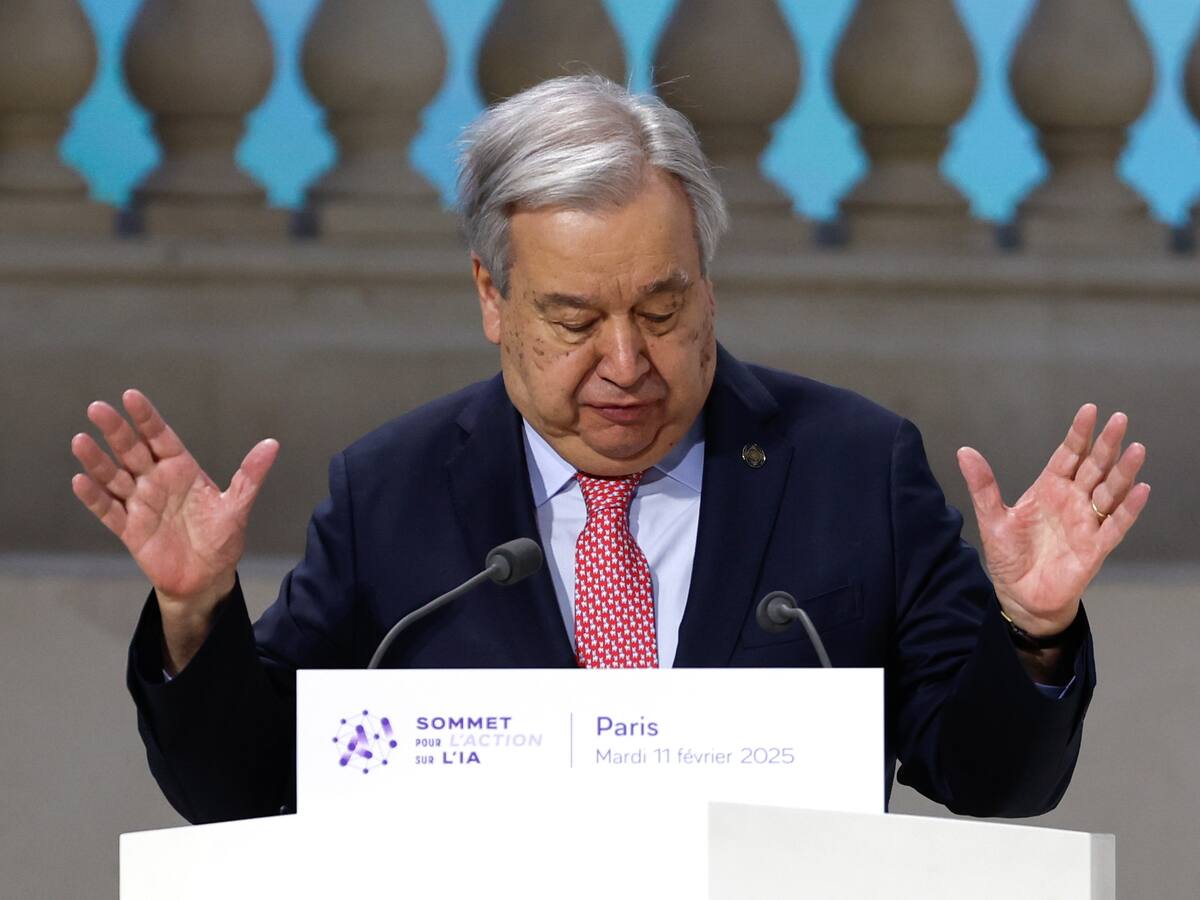 Guterres deseó la recuperación del papa, “importante para la Iglesia y el mundo entero”