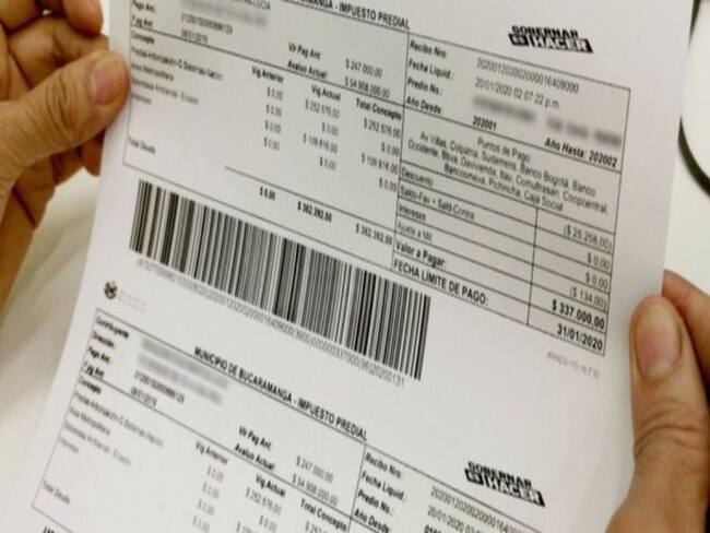 Foto: suministrada / Impuesto predial