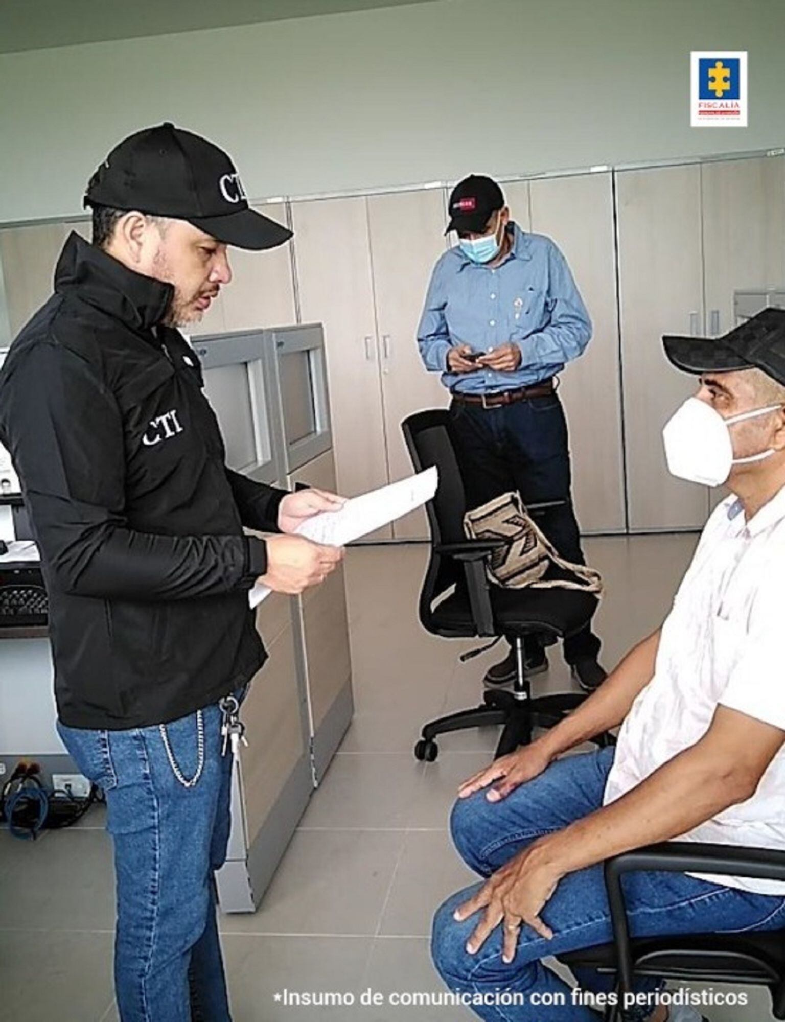 A la cárcel exalcalde de Caimito, por presuntos hechos de corrupción. Foto: Fiscalía.