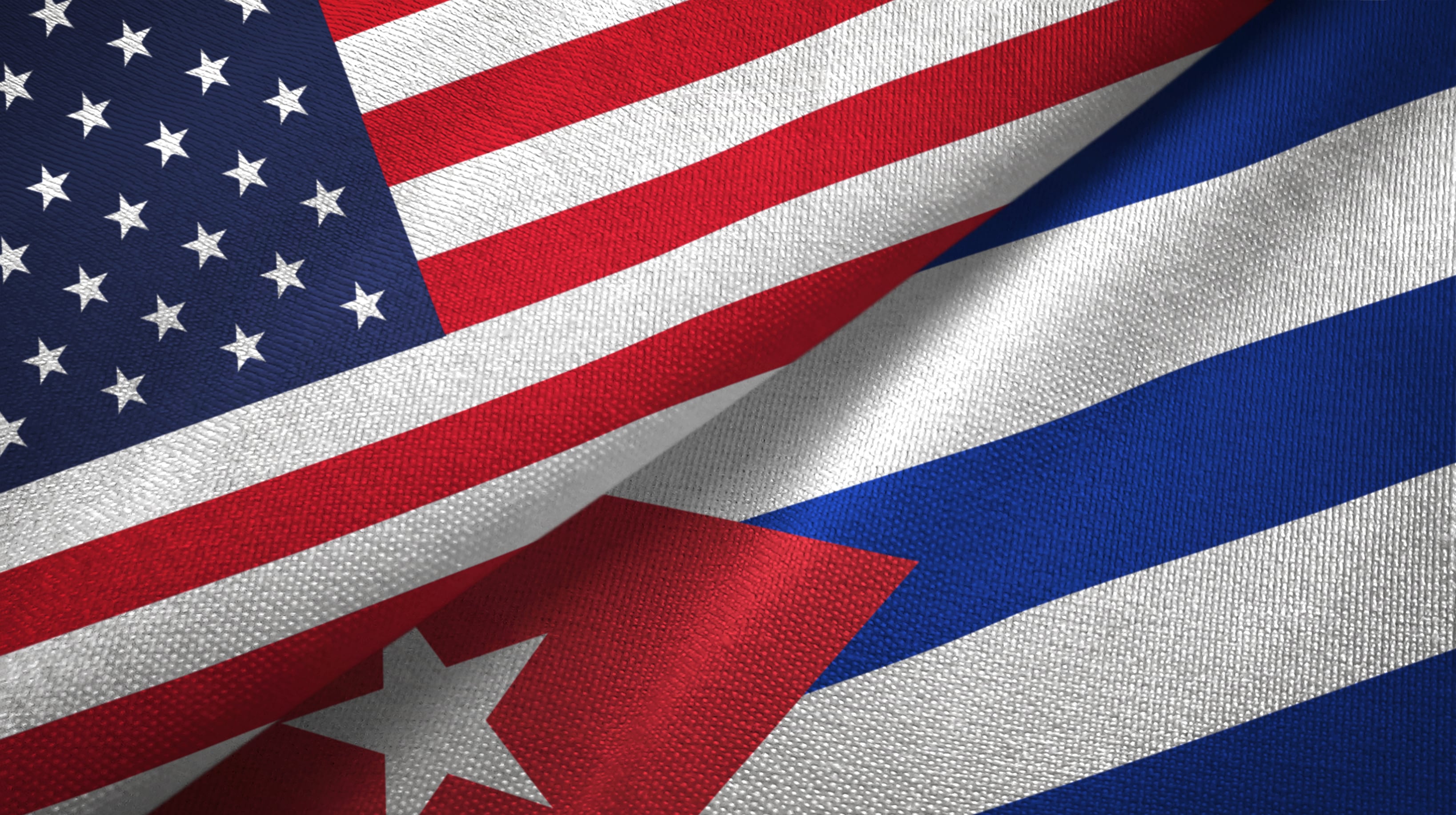 Bandera de Estados Unidos y Cuba, imagen de referencia. Foto: Getty Images